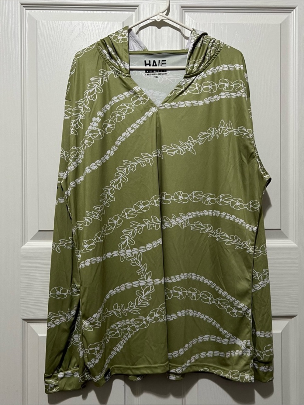 HAE HAWAII Kuulei Wahine V Neck Hoodie Longsleeve